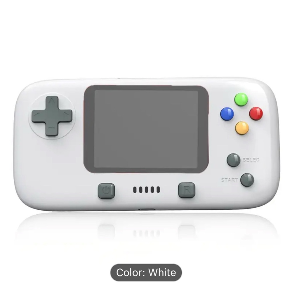 Retro Handheld Gaming Console - White